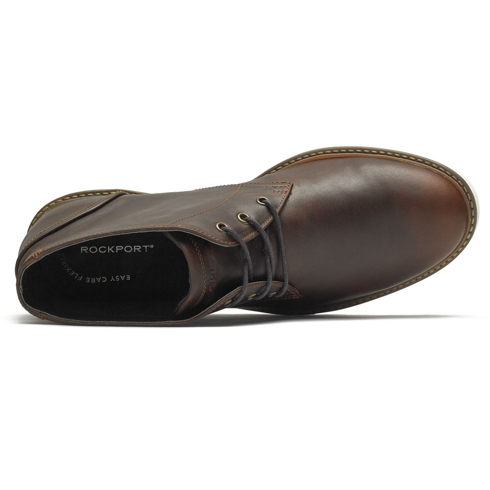 Rockport Støvler Herre Brune - Sharp & Ready Chukka - QLFR47920